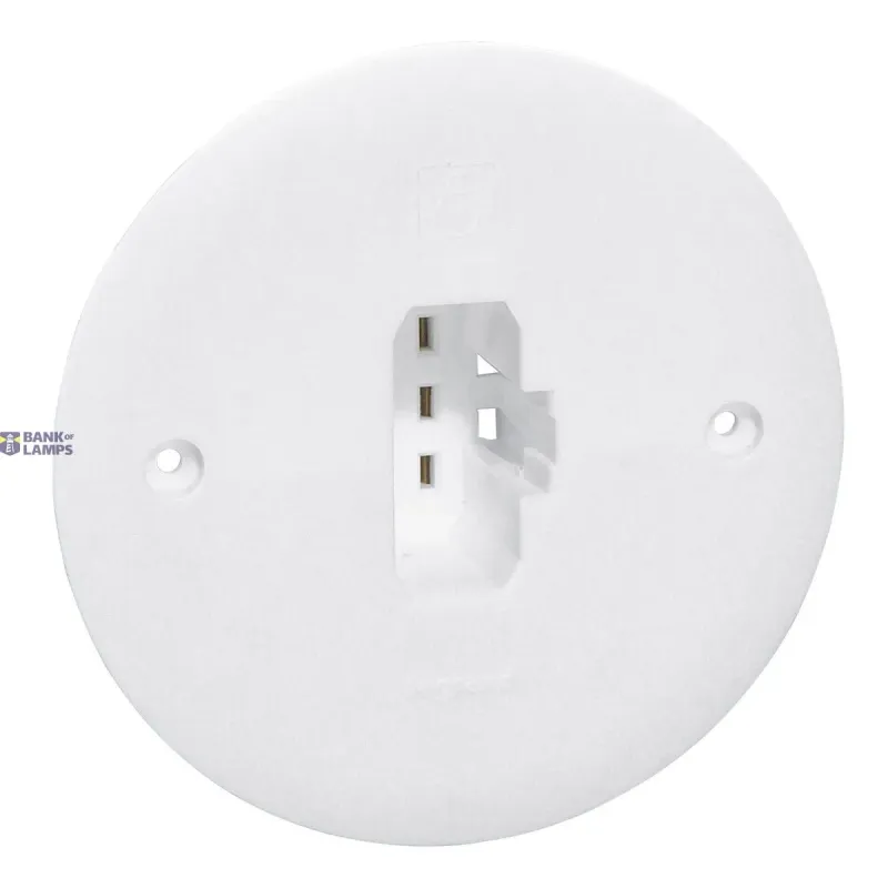 Legrand Installation Box Cover D 36mm, Ø 85mm, Ø 67mm, White 089594