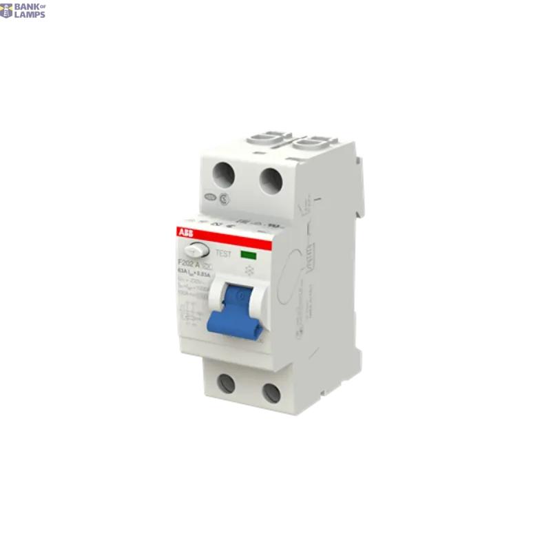ABB F202 A-63/0.03 Residual Current Circuit Breaker 2P A type 2CSF202101R1630