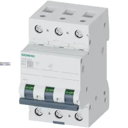 Siemens 5SL6332-6 — Miniature circuit breaker 400 V 6 kA, 3-pole, B, 32 A Siemens 5SL6332-6 — Miniature circuit breaker 400 V 6 kA, 3-pole, B, 32 A