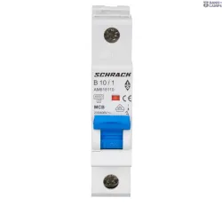 SCHRACK AM618110-- — Miniature Circuit Breaker AMPARO 6kA, B 10A, 1P SCHRACK AM618110-- — Miniature Circuit Breaker AMPARO 6kA, B 10A, 1P