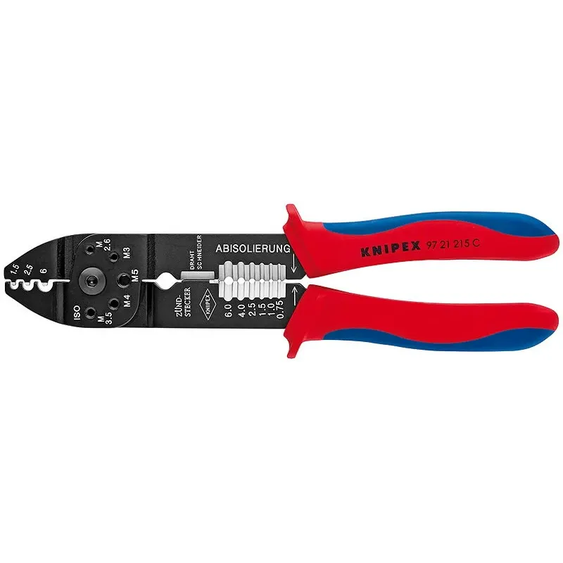 Knipex Universālās elektriķu stangas 0,5-6 mm², Knipex 9721215C