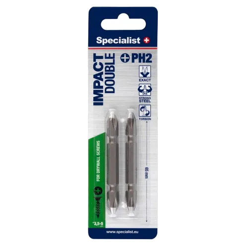 Specialist+ SPECIALIST+ uzgalis PH2/PH2, 65 mm, 2 gab. 24-2-061