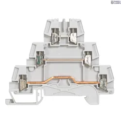 Legrand 037151 — Terminal Block Viking 3 Grey, 24A, 400V, Screw connection, DIN rail 35mm, V2 Legrand 037151 — Terminal Block Viking 3 Grey, 24A, 400V, Screw connection, DIN rail 35mm, V2