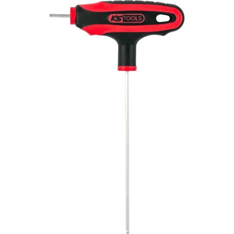 KS Tools T-roktura seškanša atslēga 3mm ERGO+ 3mm, KS Tools 151-8132-E
