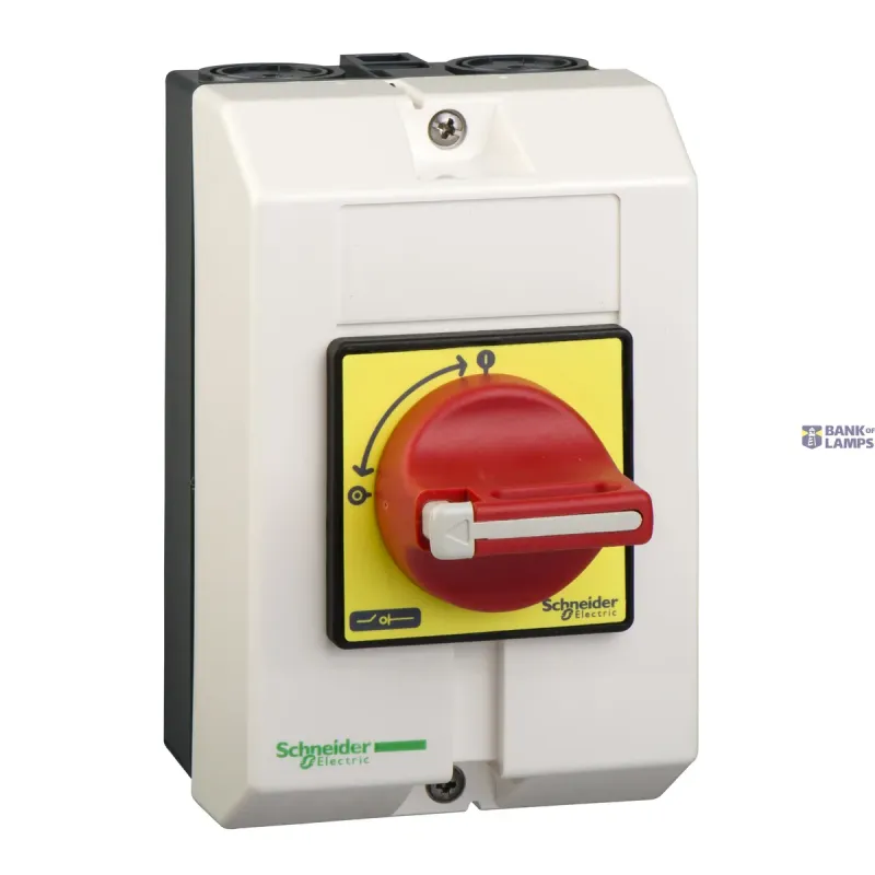 Schneider Electric Enclosed Emergency Stop Switch Disconnector TeSys VARIO VCF2GE