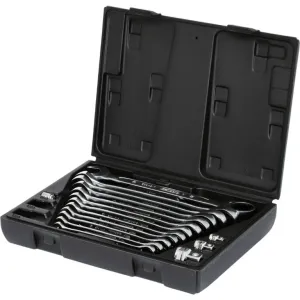 Combination ratchet spanner set GEARplus 8-19mm, 16 pcs, KS Tools