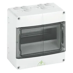 Spelsberg 73540901 — Small Distribution Board AK 09, 400 V AC, 9 Modules, 1 Row, IP65, IK07, 200 × 200 × 122 mm, Pre-Mounted