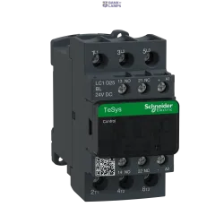 Schneider Electric LC1D25BL — Contactor TeSys Deca, 3P, 25 A, 440 V, 3NO, IP20, 24 V DC, 10 A, Time Constant: 40ms Schneider Electric LC1D25BL — Contactor TeSys Deca, 3P, 25 A, 440 V, 3NO, IP20, 24 V DC, 10 A, Time Constant: 40ms