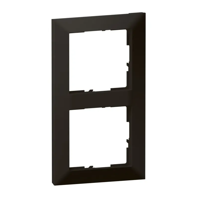 Legrand Cover Plate Suno 153.4×9.8×83mm, IP20, IK04, Black, 2-Gang 721522