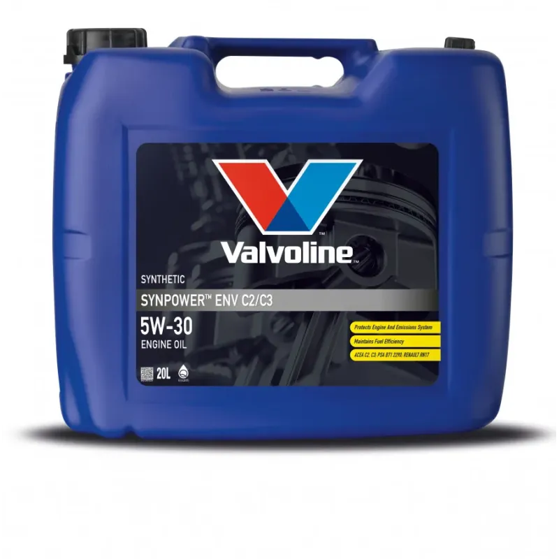 Valvoline Motoreļļa Synpower ENV C2/C3 5W30 20L, Valvoline 912726