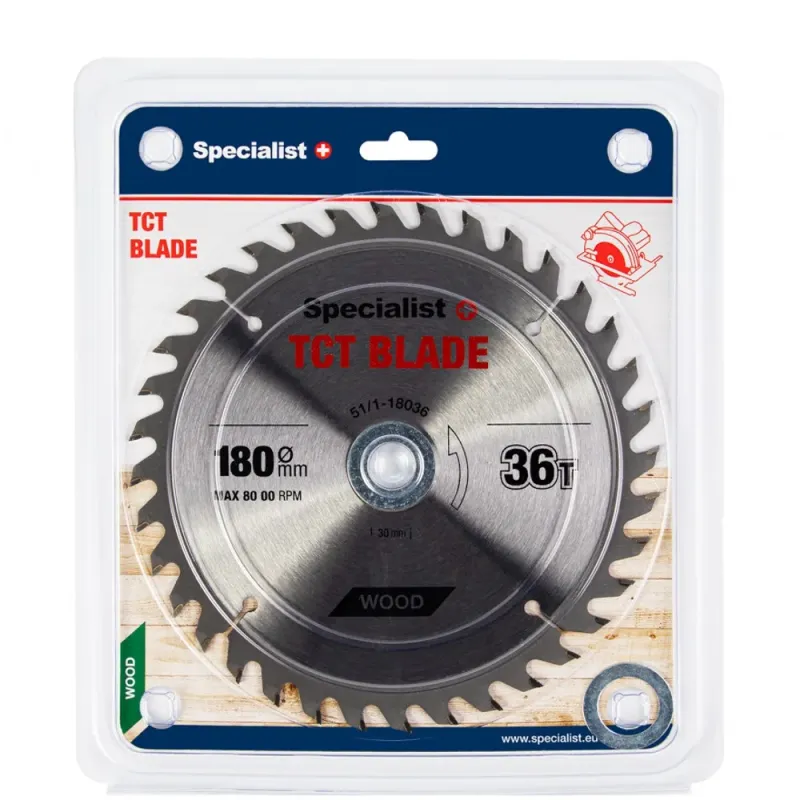 Specialist+ SPECIALIST+ griešanas disks, 180 x 36T x 30/20/16 mm 51-1-18036