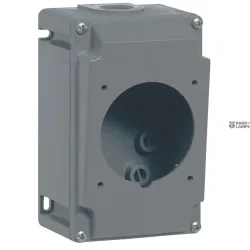 Legrand 052940 — Industrial Socket Mounting Box Hypra 102×162×90mm, IP44/IP66, Surface-Mounted, 32A, Grey Legrand 052940 — Industrial Socket Mounting Box Hypra 102×162×90mm, IP44/IP66, Surface-Mounted, 32A, Grey