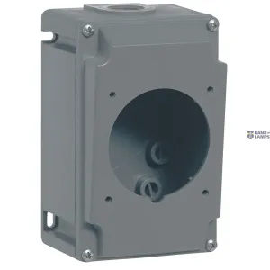 Legrand 052940 — Industrial Socket Mounting Box Hypra 102×162×90mm, IP44/IP66, Surface-Mounted, 32A, Grey Legrand 052940 — Industrial Socket Mounting Box Hypra 102×162×90mm, IP44/IP66, Surface-Mounted, 32A, Grey