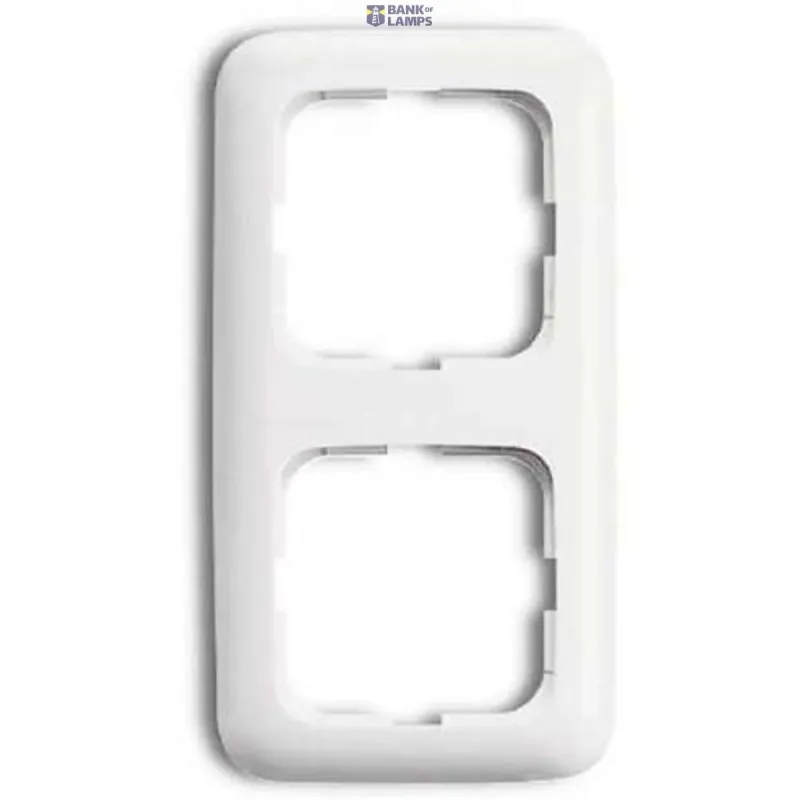 Busch-Jaeger 2512-214-507 Cover Frame 2gang(s) alpine white - Reflex SI 2CKA001725A1466