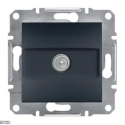 Schneider Electric EPH3200171 — Socket Asfora, Anthracite, 1dB, TV Ending
