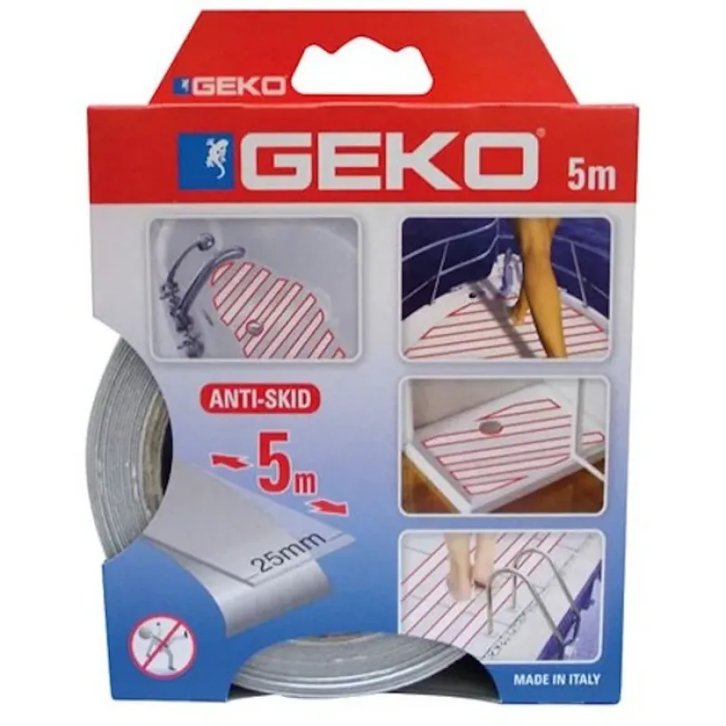 GEKO Anti-skid tape 25x5m TRANSPARENT 220/56 GEKO 8014846519840