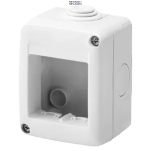 GEWISS GW27002 — Protected Enclosure For System Devices 2 Gang, Ral 7035 Grey, Ip40 GEWISS GW27002 — Protected Enclosure For System Devices 2 Gang, Ral 7035 Grey, Ip40