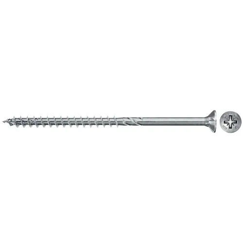 Fischer Kokskrūves PZ3 6,0x70 balti cinkotas, 200 gab. 61-670523
