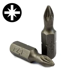 SPECIALIST+ skrūvgrieža uzgalis PZ1, 10gab