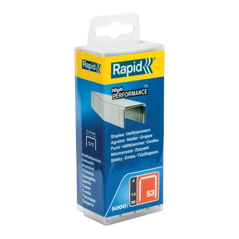 Rapid Skavas 53/14 5000 gab., 11,4x0,75 mm, sarkanas, Rapid 40303087
