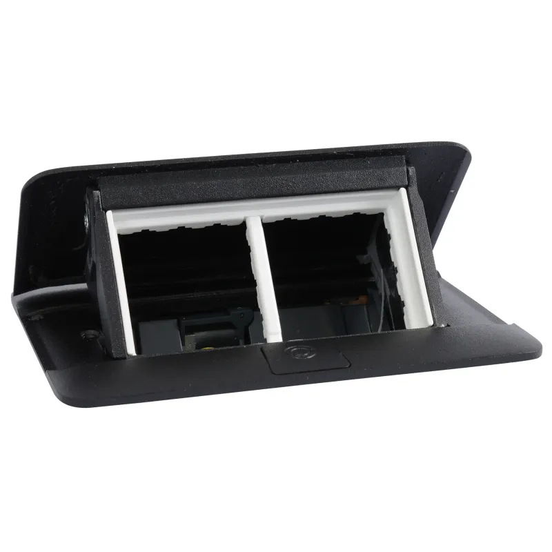 Legrand Pop-up Furniture Matt 4 Modules + Installation Kit Black 654002