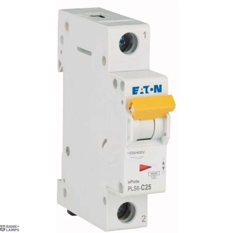 EATON Miniature circuit breaker (MCB), 25 A, 1p, characteristic: C 242683