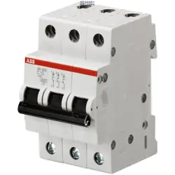 ABB 2CDS213001R0254 — SH203-C25 Miniature Circuit Breaker - 3P - C - 25 A ABB 2CDS213001R0254 — SH203-C25 Miniature Circuit Breaker - 3P - C - 25 A