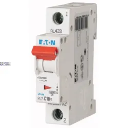 EATON 262674 — PL7-B10/1 автоматический выключатель (MCB), 10 A, 1p, characteristic: B