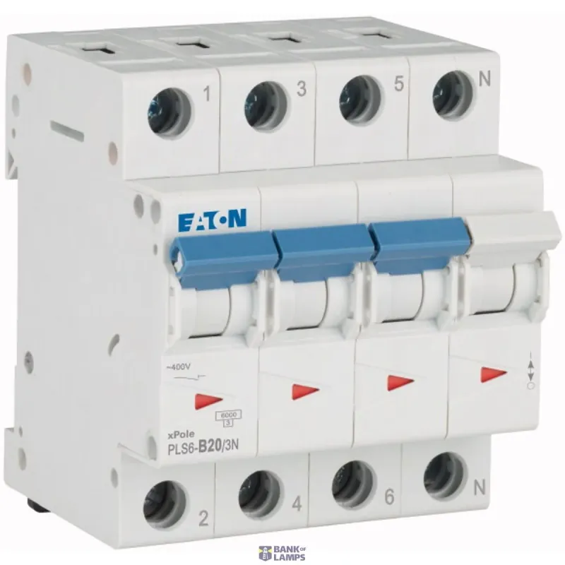 EATON Miniature circuit breaker (MCB), 20 A, 3p+N 242993