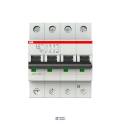 ABB 2CDS253103R0505 — Miniature Circuit Breaker S200 S203-B50NA 3P 50A B Curve