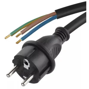 Strāvas vads ar gumijas izolāciju 3x1,5 mm² 3m elektroinstrumentiem EMOS Strāvas vads ar gumijas izolāciju 3x1,5 mm² 3m elektroinstrumentiem EMOS