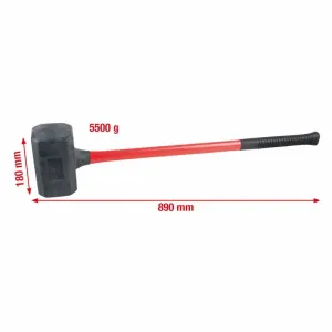 Безотдачный молоток 5500 g очень большой XL 5500g, KS Tools
