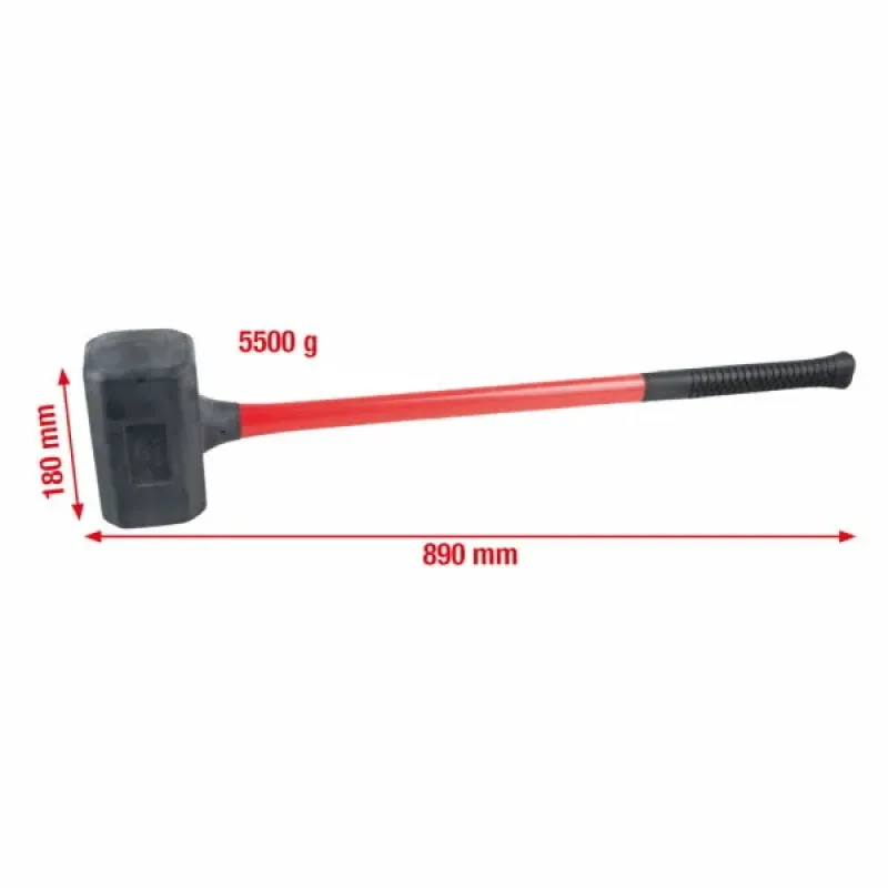 KS Tools Bezatsitiena āmurs 5500 g eriti suur XL 5500g, KS Tools 140-5259