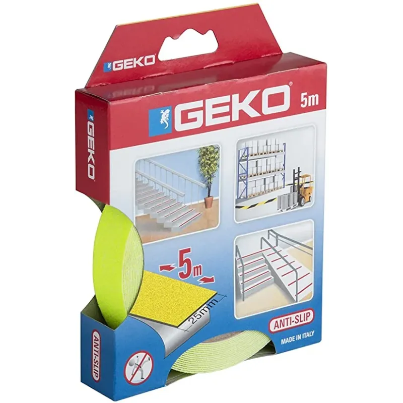 GEKO Anti-slip tape 25x5m FLUORESCENT 220/58 GEKO 8014846519857
