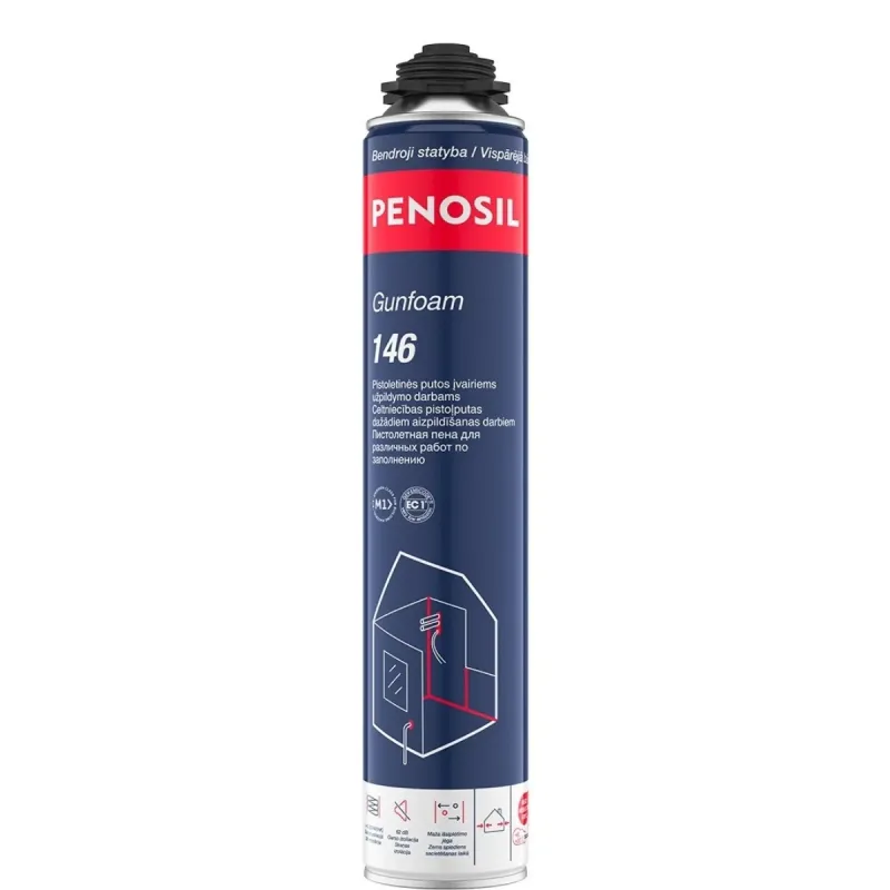 PENOSIL PENOSIL Gunfoam 146 celtniecības pistoļputas aizpildīšanas 52-A5812