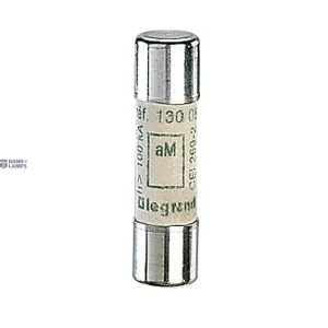Legrand 013016 — Cylindrical Fuse 16 A, aM, 500 V, 62, AC/DC