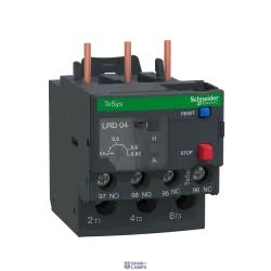 Schneider Electric LRD04 — Differential Thermal Overload Relay TeSys LRD /TeSys Deca, 10 A, IP20, 0.63 A Schneider Electric LRD04 — Differential Thermal Overload Relay TeSys LRD /TeSys Deca, 10 A, IP20, 0.63 A