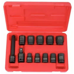 Triecienmuciņu komplekts 1/2´´, 10-24 mm, 12 gab., KS Tools
