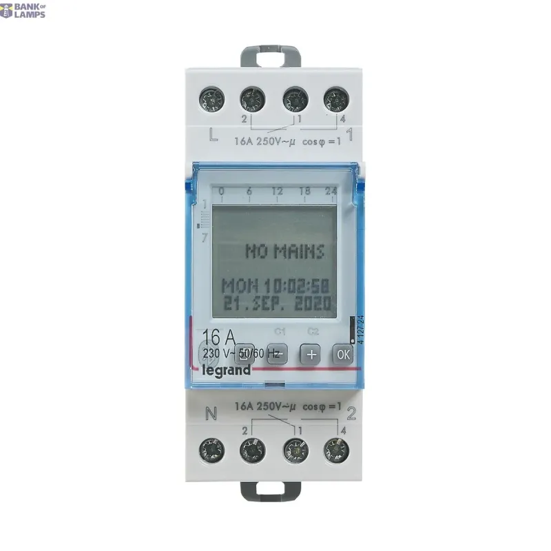 Legrand Digital Astronomical Time Switch Rex, 2-Channel 412724