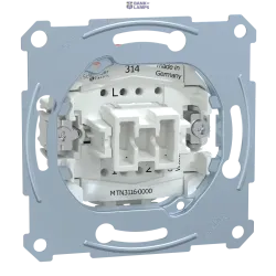 Schneider Electric MTN3116-0000 — Switch Merten Aquadesign 1P, 250 V, Two-way Insert 1 Pole, Flush-mounted, 10 AX, AC 250 V, screwless terminals Schneider Electric MTN3116-0000 — Switch Merten Aquadesign 1P, 250 V, Two-way Insert 1 Pole, Flush-mounted, 10 AX, AC 250 V, screwless terminals