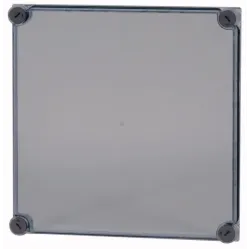 EATON 019576 — D125-CI44 Cap, transparent smoky gray, HxWxD=375x375x25mm