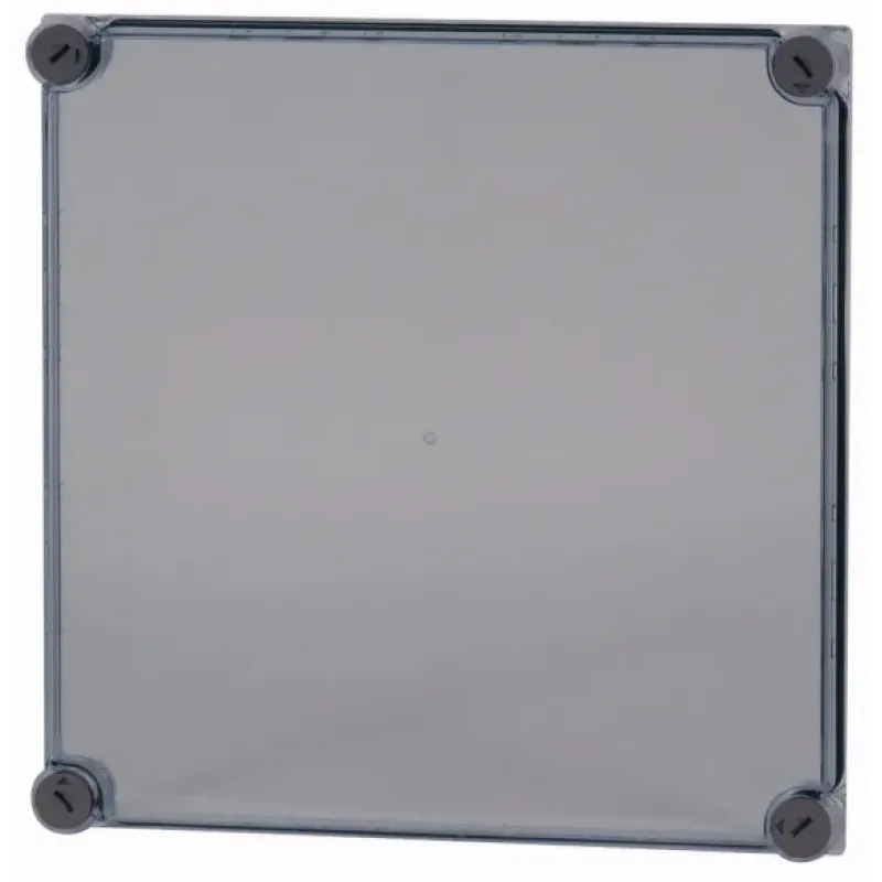 EATON D125-CI44 Cap, transparent smoky gray, HxWxD=375x375x25mm 019576