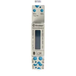 FINDER 7M2482300010 — Energy meter 17.5mm, 1 ph.LCDisplay/40A/230VAC/S0/MID (7M.24.8.230.0010) FINDER 7M2482300010 — Energy meter 17.5mm, 1 ph.LCDisplay/40A/230VAC/S0/MID (7M.24.8.230.0010)