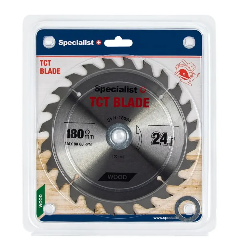 Specialist+ SPECIALIST+ griešana disks, 180 x 24T x 30/20/16 mm 51-1-18024
