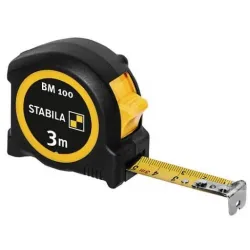 STABILA BM 100 pocket tape, metric scale 3m x 16 mm, Stabila