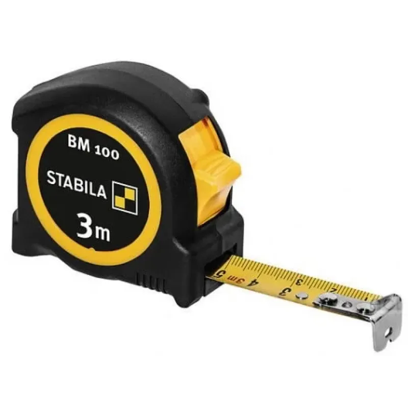 Stabila STABILA BM 100 pocket tape, metric scale 3m x 16 mm, Stabila 19570