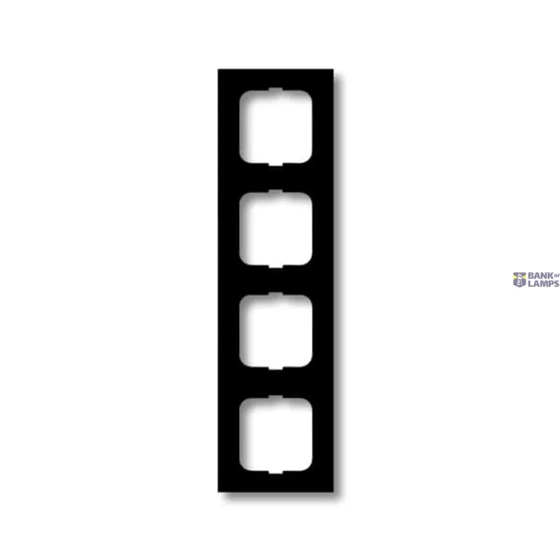 Busch-Jaeger 1724-885K Cover Frame 4gang(s) black matt - future linear 2CKA001754A4422