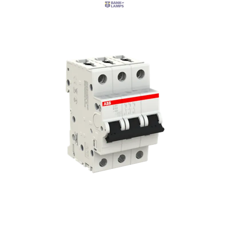 ABB S203-B63 Miniature Circuit Breaker - 3P - B - 63 A 2CDS253001R0635