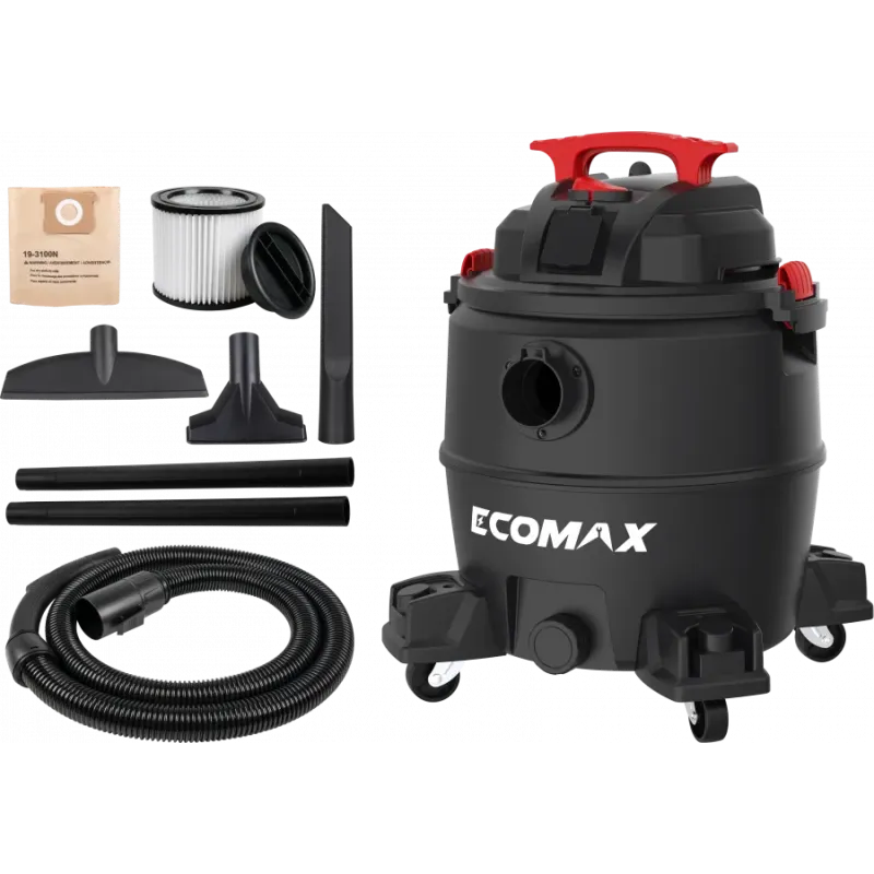 Ecomax Mitrās un sausās uzkopšanas putekļsūcējs EMX 30L, Ecomax EM19427PE-30AA