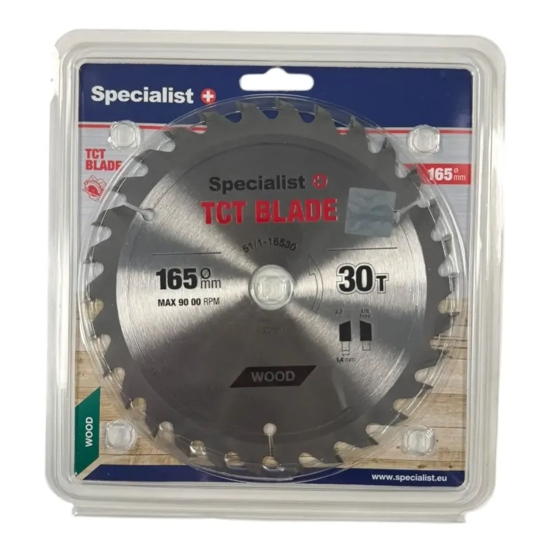 Specialist+ SPECIALIST+ griešana disks, 165 x 30T x 20/16 mm 51-1-16530